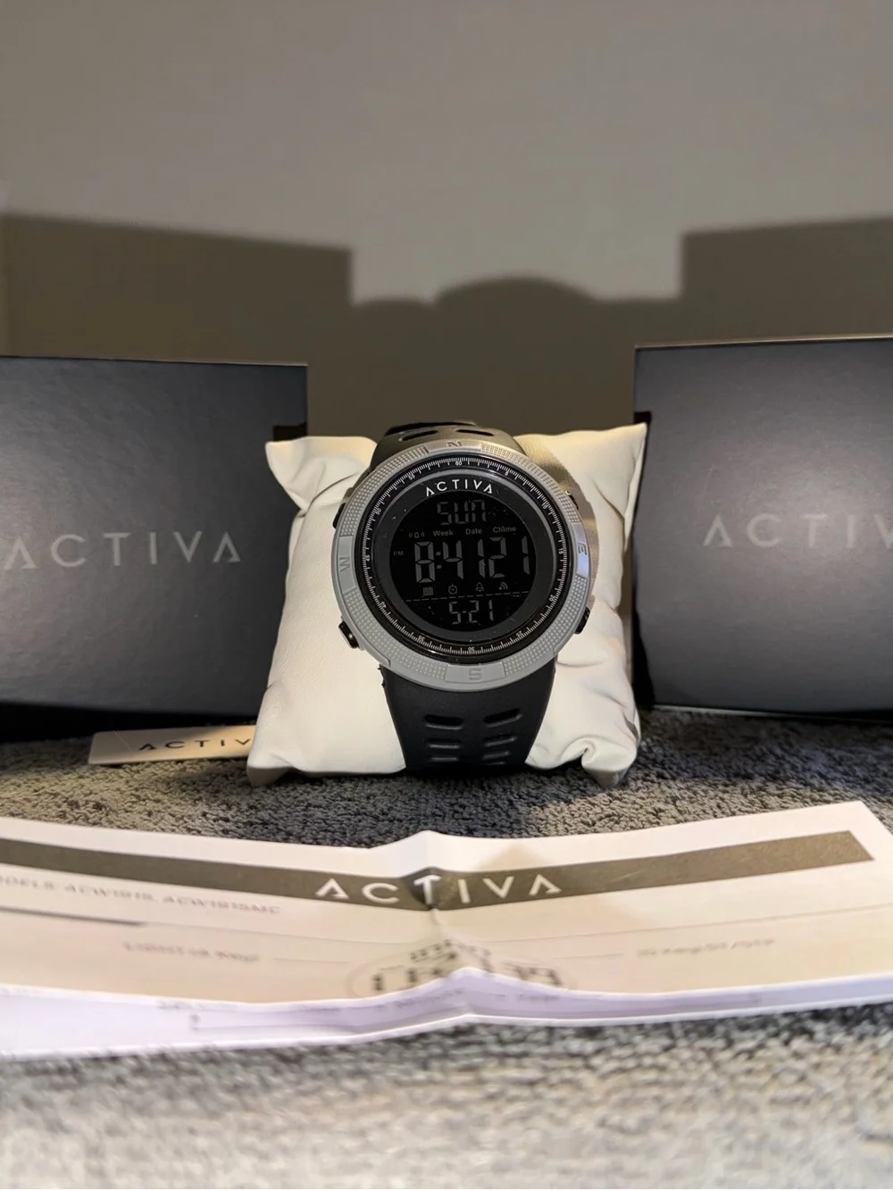 Invicta Activa Rubber Strap 50mm OS NWT Digital Sport Watch ACW1915-004